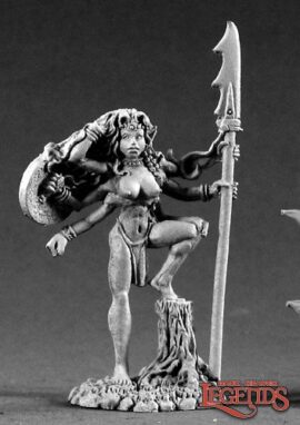 02248 Alyscia Of The Forest, is a miniature metal model in 25mm heroic scale from the Reaper Dark Heaven Legends range. Sculpted by Bob Ridolfi.