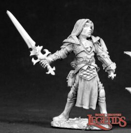 02558 Anduriel, Male Elf Fighter is a miniature model in 25mm heroic scale from the Reaper Dark Heaven Legends range. Sculpted by Werner Klocke.