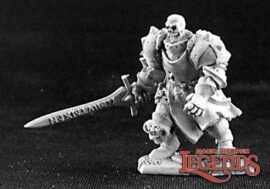 03221 Barrow Warden Keeper is a miniature model in 25mm heroic scale from the Reaper Dark Heaven Legends range. Sculpted by Kevin Williams.