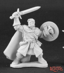 03512 Ardellen, Male Human Ranger is a miniature model in 25mm heroic scale from the Reaper Dark Heaven Legends range. Sculpted by Bobby Jackson.