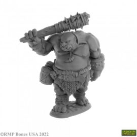 7063 : Ogre Guard. High quality plastic miniature suitable for wargaming and fantasy tabletop rpg games.