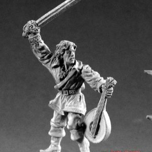 02186 : Alfred Redlute, Male Human Bard.