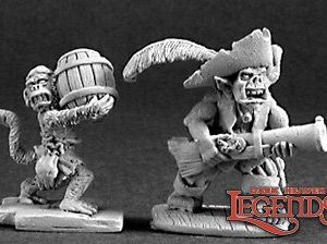 03211 : Goblin Pirate and Powder Monkey   *