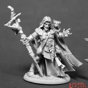 03843 : Aurelio, Male Human Warlock Metal Miniature