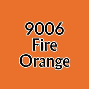 09006 : Fire Orange. Acrylic Miniature Paint