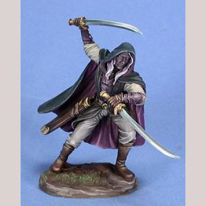 DSM7421 : Male Dark Elf Warrior