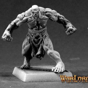 An undead ghast advancing. It is very muscular and is wearing a rough loincloth. Both its hands are clenched into fists.