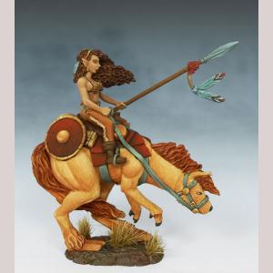 DSM1191 : Mounted Female Warrior