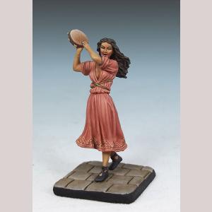 DSM5112 : Female Minstrel with Tambourine