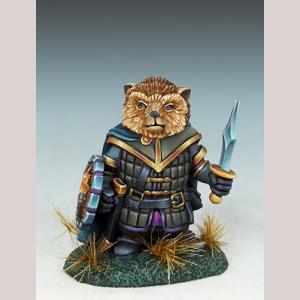 DSM8037 : Hedgehog Warrior with Sword and Shield