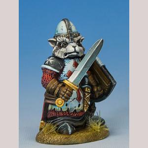 DSM8056 : Raccoon Paladin with Sword / Shield