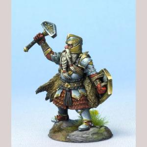 DSM7475 : Male Dwarven Cleric with Warhammer