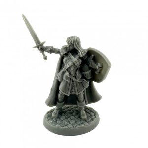 20327 : Caerindra, Female Human Fighter. Fantasy RPG Miniature