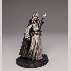 DSM7379 : Marching Female Mage with Staff
