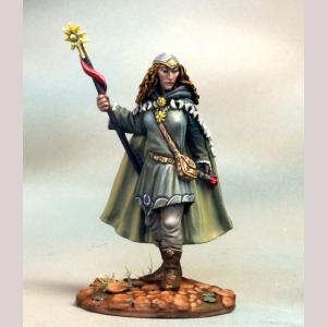 DSM7230 : Female Elven Cleric with Staff