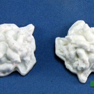 A swarm of rats. Unpainted plastic RPG tabletop gaming miniature.
