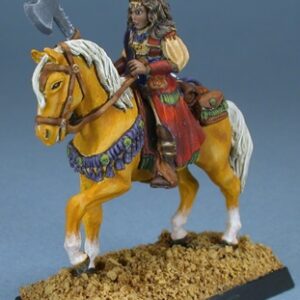 14228 : Isarah, Mounted Female Human Cleric