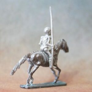 VM9 : Minifigs VFWH1 Skeleton Horse & Rider