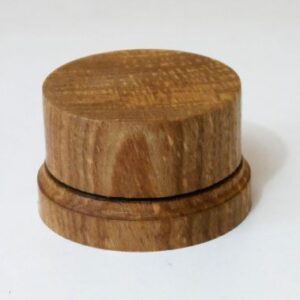 Elm Round Display Plinth / Base. 60mm top diameter