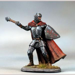 DSM7349 : Male Cleric with Mace and Shield
