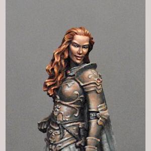 DSM7255 : Female Warrior in Platemail