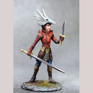 DSM7625 : Female Warrior - Dual Wield