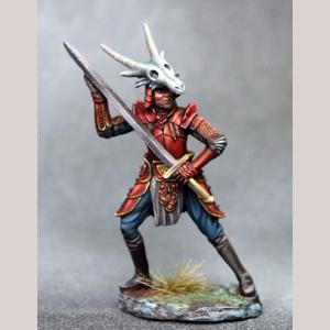 DSM7626 : Male Warrior with Bastard Sword
