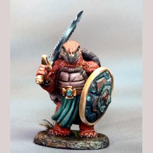 DSM8142 : Tortoise Warrior with Bastard Sword and Shield