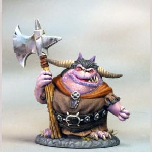 DSM1713 : Chonky Goblin with 2 Handed Axe (Resin)