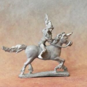 VM10 : Minifigs Woman Warrior riding a Unicorn
