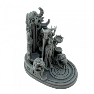 01305 : Bloodweavers Witch with Scenic Base and Familiars  *