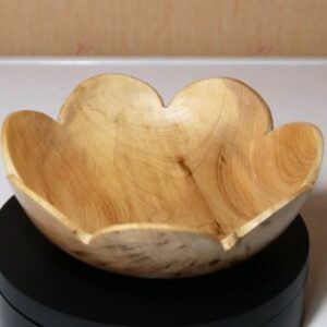 Sycamore 7 Petal Bowl. 135mm diameter.